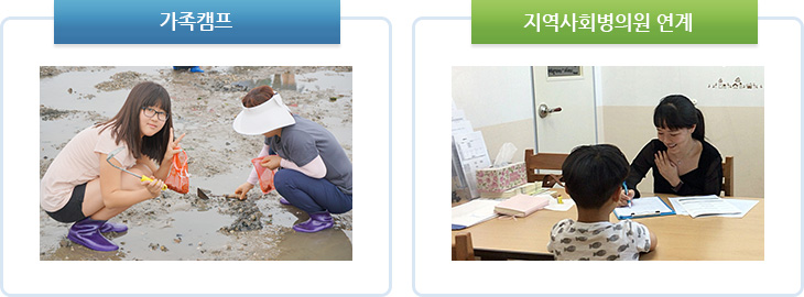 가족캠프 / 지역사회병의원 연계